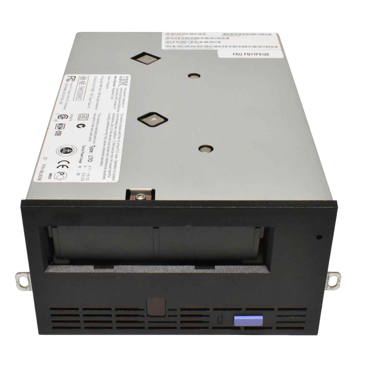IBM 08L9457 LTO1 FH Internal SCSI Tape Drive / Laufwerk IBM 08L9457 LTO1 FH Internal SCSI Tape Drive / Laufwerk