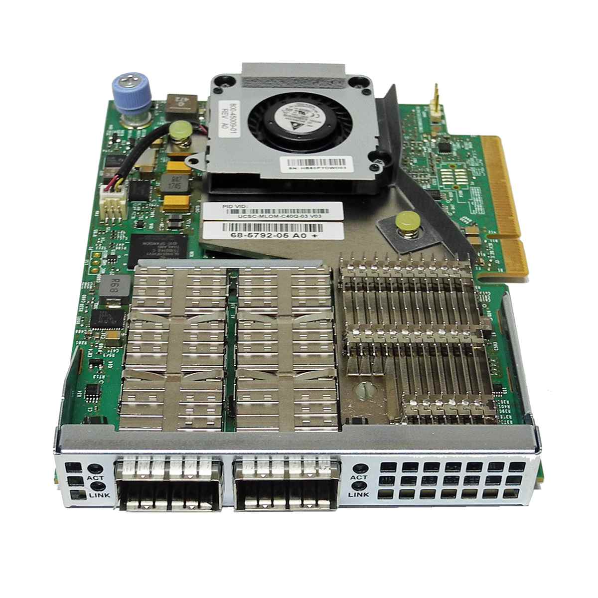 Cisco UCS VIC 1387 Dual-Port 40Gb FCoE PCIe x8 Network Adapter 68-5792-05 73-17793-05 Cisco UCS VIC 1387 Dual-Port 40Gb FCoE PCIe x8 Network Adapter 68-5792-05 73-17793-05
