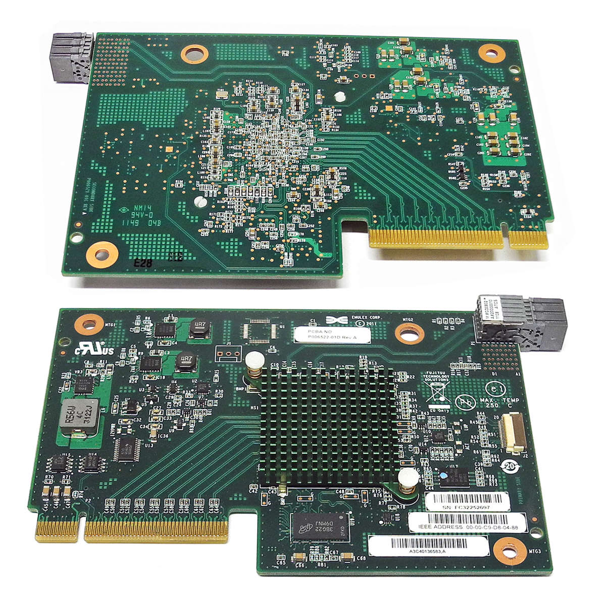 Fujitsu A3C40136583 Dual-Port 10GbE Mezzanine Card für Primergy BX2560 M1 Blade