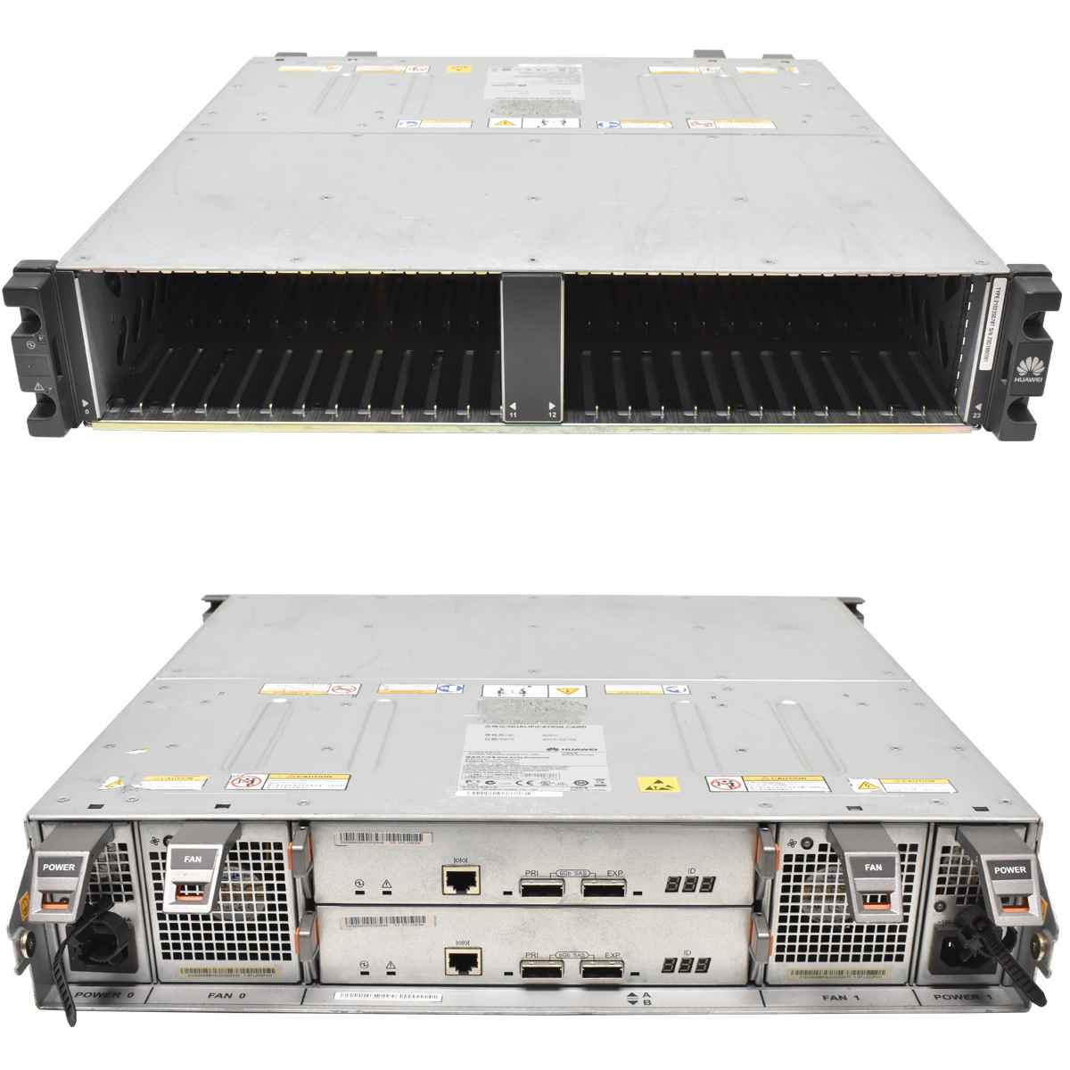 Huawei DAE12425U2 SAS 24 Bay 2,5Zoll SFF Disk Array Enclosure 2x Controller 2U Huawei DAE12425U2 SAS 24 Bay 2,5Zoll SFF Disk Array Enclosure 2x Controller 2U