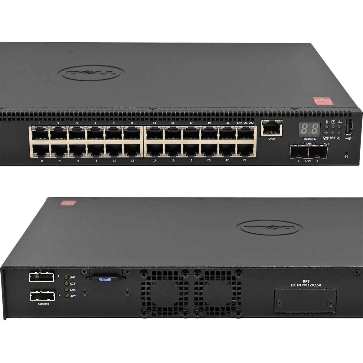 Dell N2024 Networking Switch 24x 1Gb 2x SFP+ 10Gb 2x Stacking Port Managed