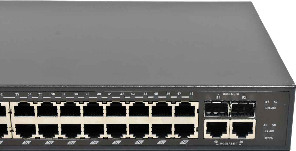 LinkPro Web-Smart Office Switch 48+4G SH-77484GS 50-Port RJ-45 GE Switch 2x 1G SFP