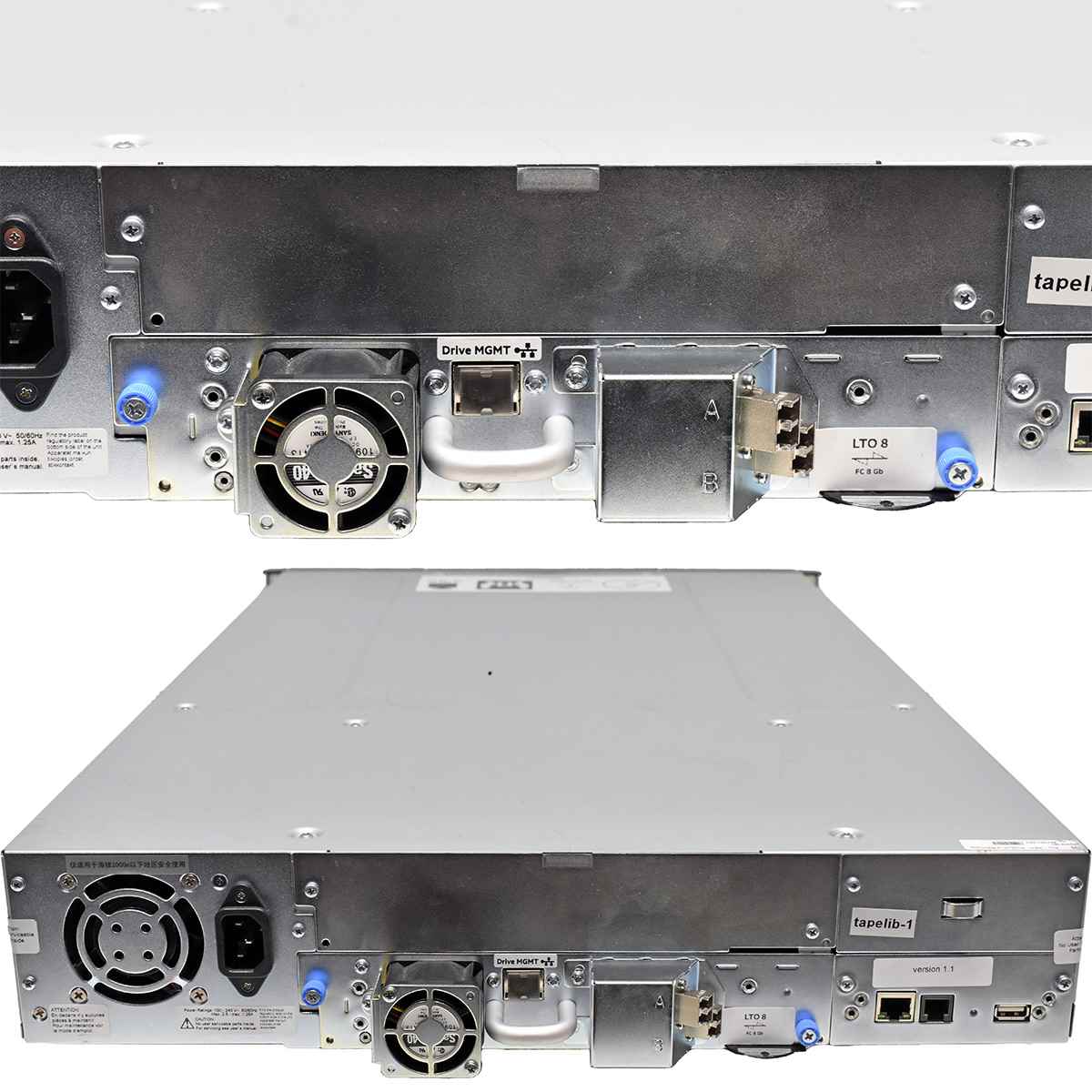 HP StoreEver MSL2024 AK379A Tape Library 407351-001 24-Slot +LTO-8 Q6Q67A 882184-001 2x 8G LC2A FC HP StoreEver MSL2024 AK379A Tape Library 407351-001 24-Slot +LTO-8 Q6Q67A 882184-001 2x 8G LC2A FC