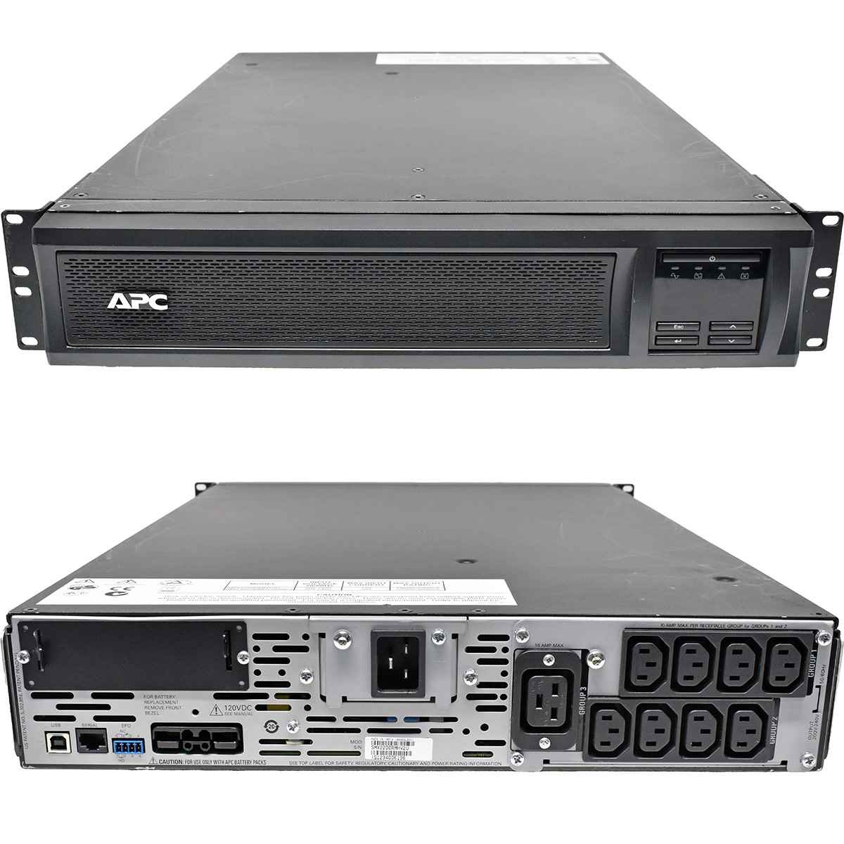APC Smart UPS SMX2200RMHV2U 2200VA 2HE USV 8x C13 1x C19 IEC APC Smart UPS SMX2200RMHV2U 2200VA 2HE USV 8x C13 1x C19 IEC