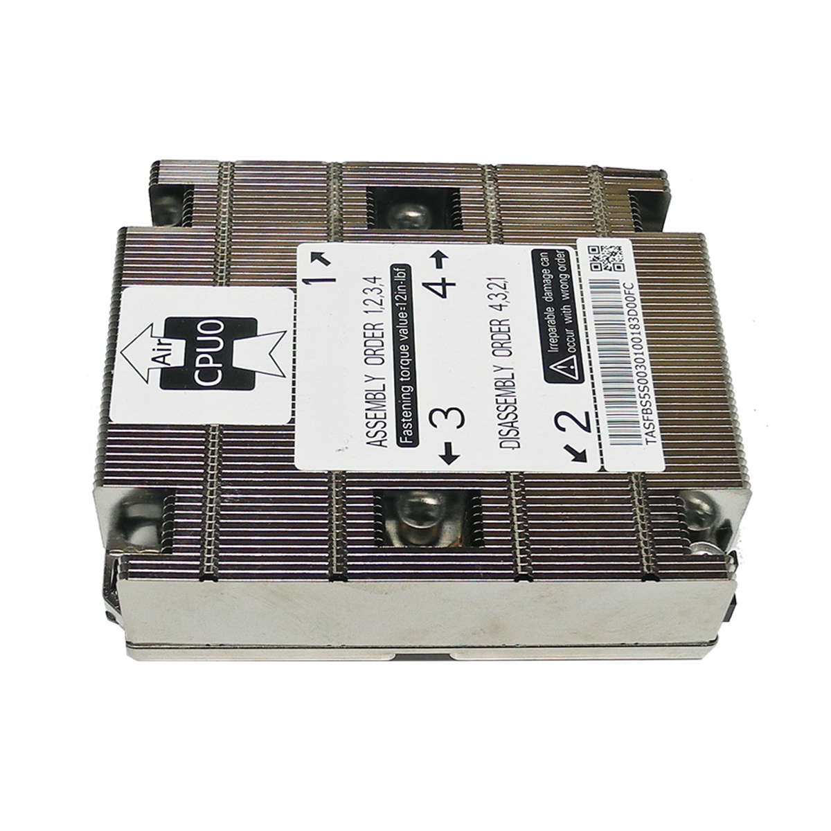 Quanta-CPU0-Heatsink-Kühler-for-T42S-2U-Server-Nod-002.jpg Quanta CPU0 Heatsink / Kühler for T42S-2U Server Node