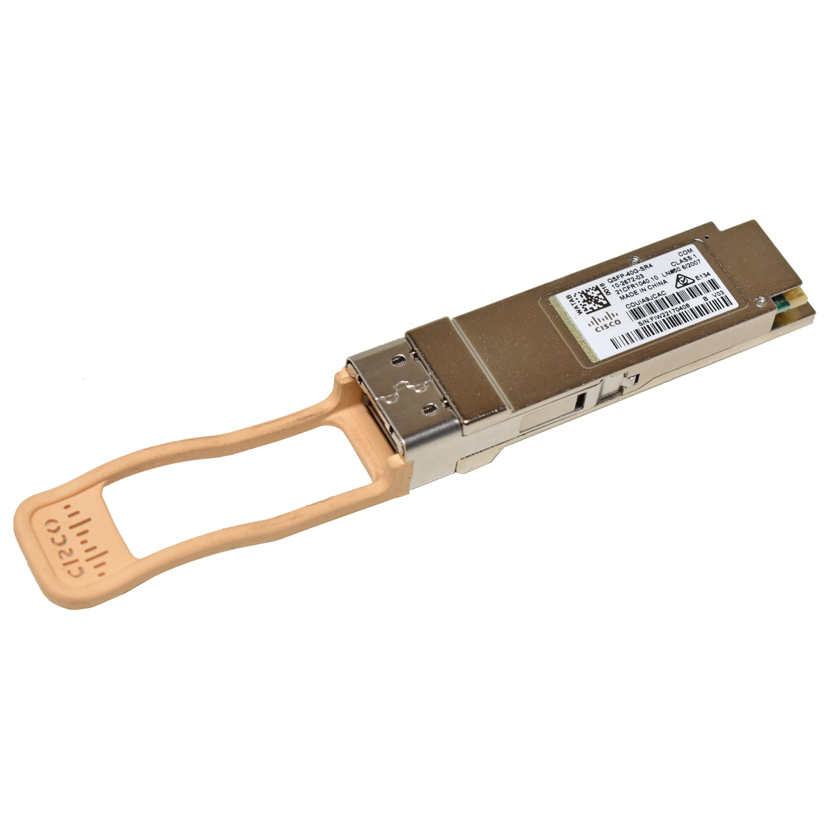 Cisco QSFP-40G-SR4 10-2672-03 4 Lanes 850nm MMF MPO-12 Transceiver Module Cisco QSFP-40G-SR4 10-2672-03 4 Lanes 850nm MMF MPO-12 Transceiver Module