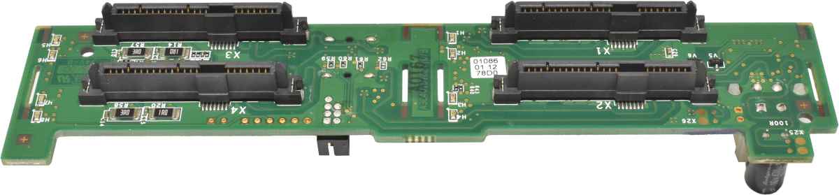 Fujitsu A3C40157828 4x 2.5" HDD SAS/SATA Backplane für RX1330 M2, RX2530 M1 M2 +Power Kabel Fujitsu A3C40157828 4x 2.5" HDD SAS/SATA Backplane für RX1330 M2, RX2530 M1 M2 +Power Kabel
