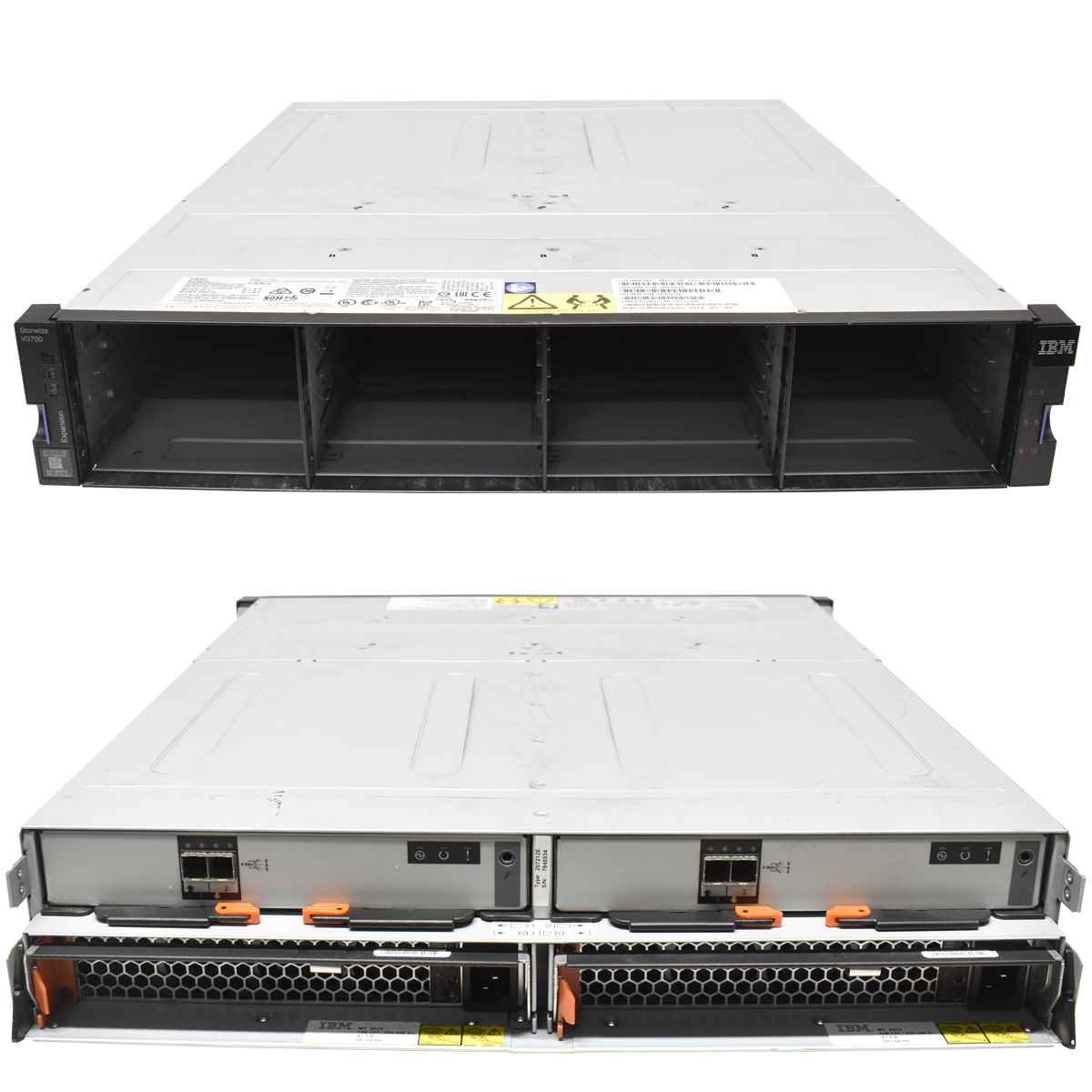 IBM Storwize V7000 Storage 12x SFF 2076-24F 2x 12G SAS Controller 64P8448 2x PSU