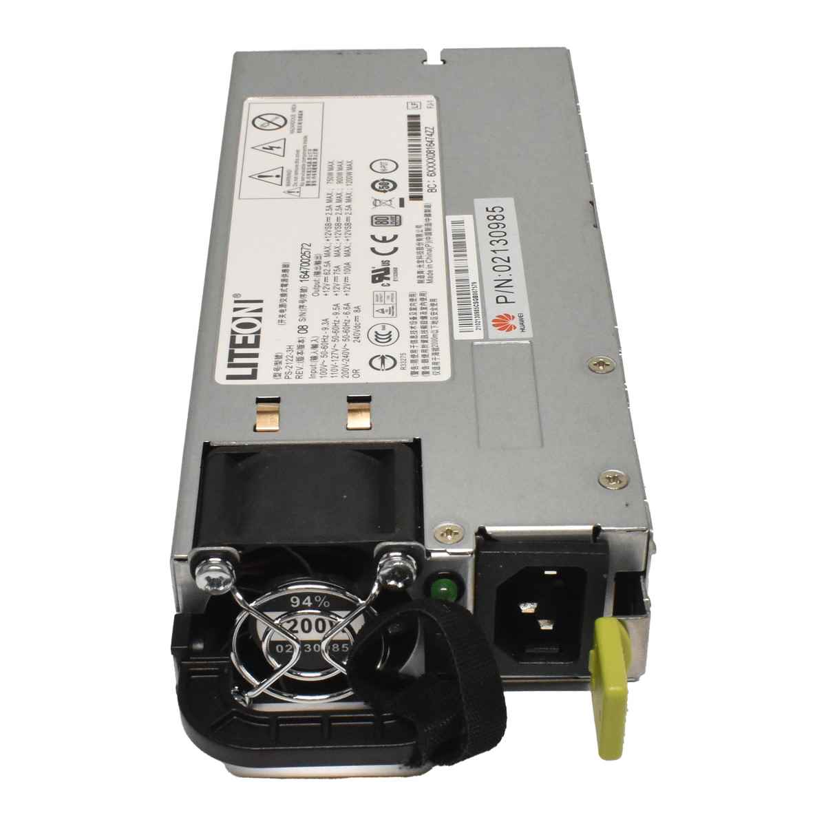 Huawei LiteOn 1200W Power Supply/Netzteil PS-2122-3H 02130985 Huawei LiteOn 1200W Power Supply/Netzteil PS-2122-3H 02130985
