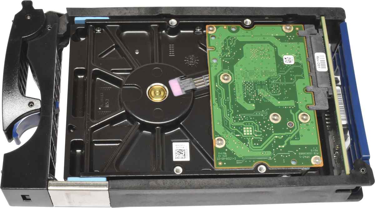 EMC Seagate 1TB 3.5" 7.2K 6G SAS HDD Festplatte ST1000NM0001 9YZ264-031 mit Rahmen