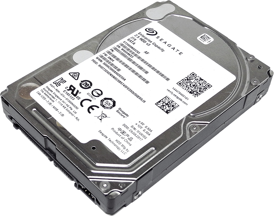 Seagate 2TB 2.5" 7.2K 6G SATA SED HDD ST2000NX0253