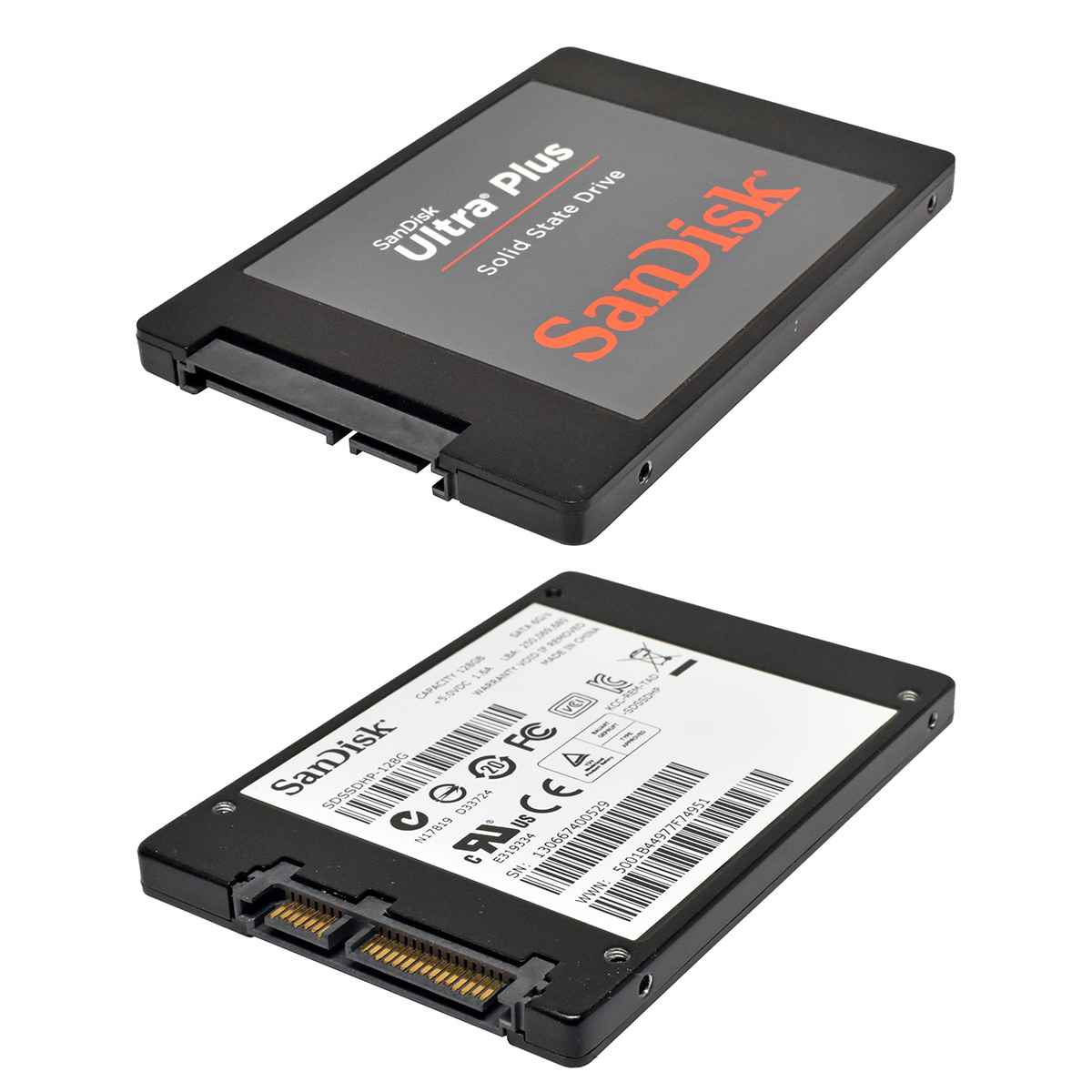 SanDisk Ultra Plus 128GB SDSSDHP-128G 2.5" SATA SSD SanDisk Ultra Plus 128GB SDSSDHP-128G 2.5" SATA SSD