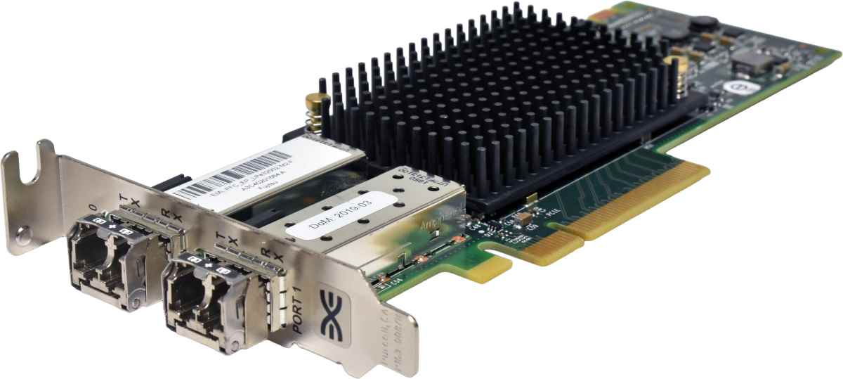 Fujitsu Emulex LightPulse A3C40201684 LPE32002 Dual-Port 32G PCIe x8 FC NIC LP +GBICs Fujitsu Emulex LightPulse A3C40201684 LPE32002 Dual-Port 32G PCIe x8 FC NIC LP +GBICs