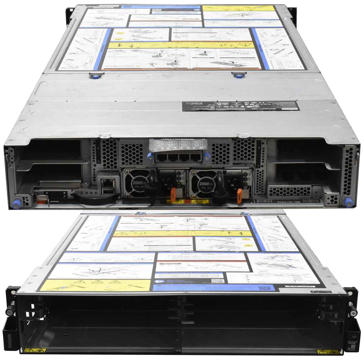Lenovo ThinkSystem 4 Node 7X20 Chassis D2 no Node 1x SMM 10GBase-T 4x PCIe x16 Lenovo ThinkSystem 4 Node 7X20 Chassis D2 no Node 1x SMM 10GBase-T 4x PCIe x16