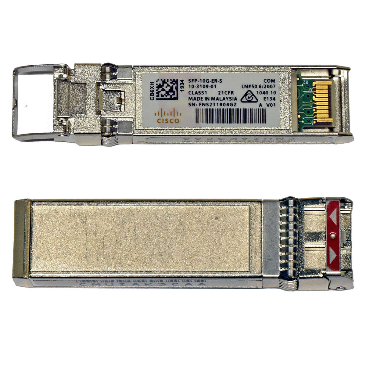 Cisco-SFP-10G-ER-S-SFP-10GB-Transceiver-10-3109-01-006.jpg Cisco SFP-10G-ER-S SFP+ 10GB Transceiver 10-3109-01 CMUIAK3CAA