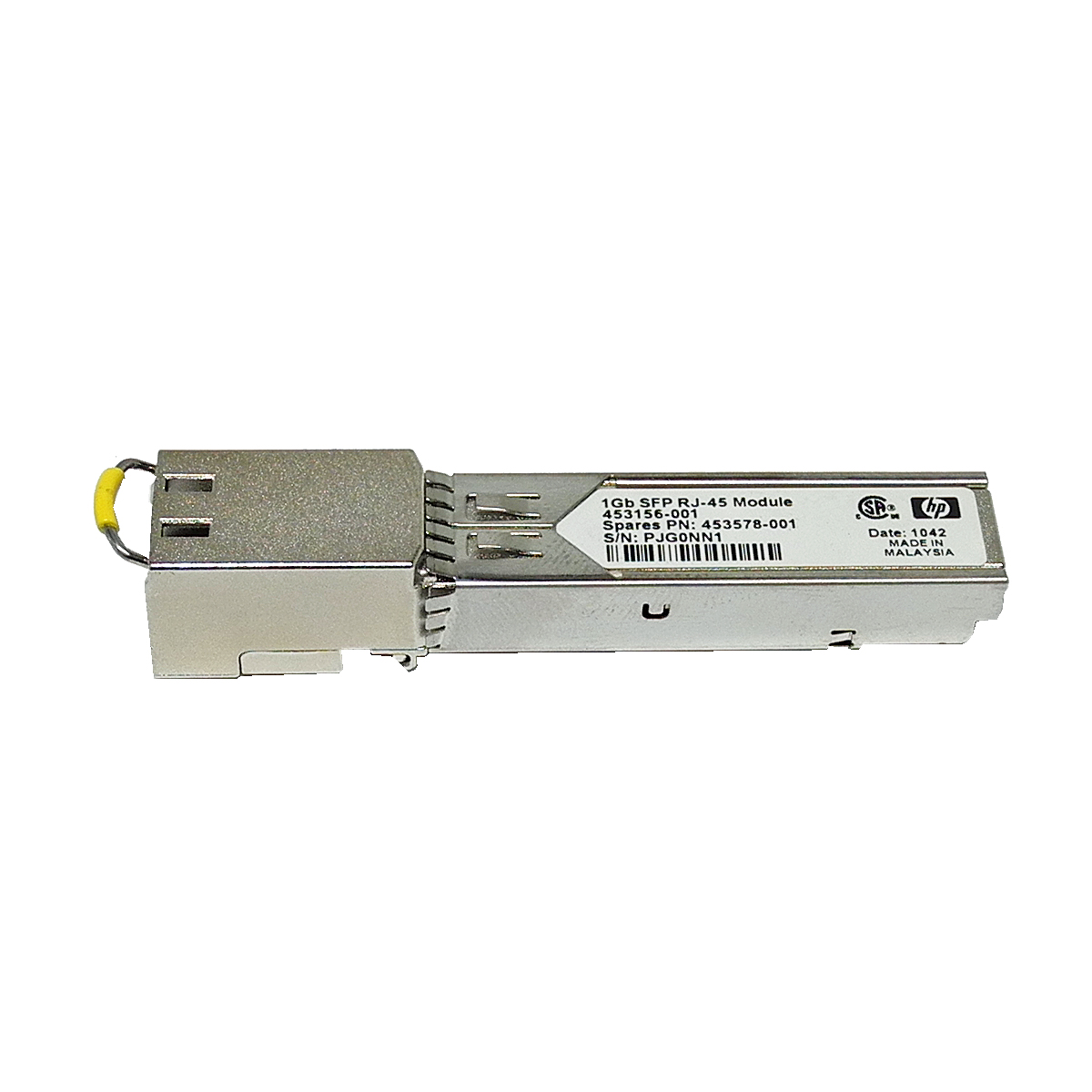 HP Original 1 Gb SFP 1000Base-T RJ-45 Transceiver SP# 453578-001 661726-001 HP Original 1 Gb SFP 1000Base-T RJ-45 Transceiver SP# 453578-001 661726-001