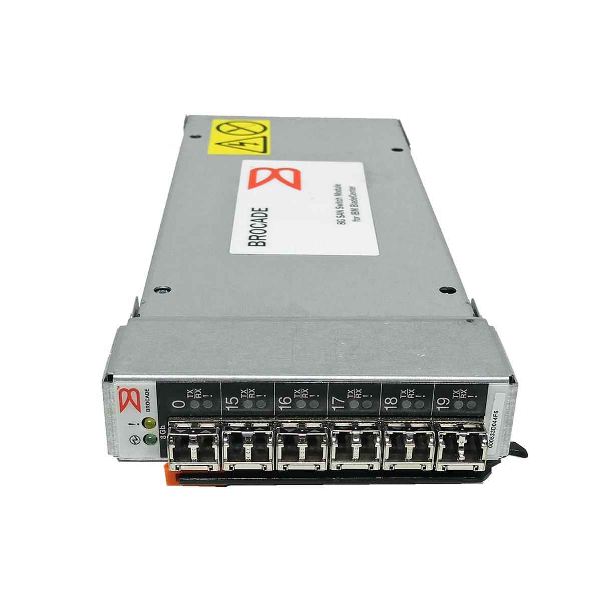 IBM BladeCenter Brocade 20-Port 8Gb FC Switch Module 44X1927 +6x 8Gb SFP+ IBM BladeCenter Brocade 20-Port 8Gb FC Switch Module 44X1927 +6x 8Gb SFP+