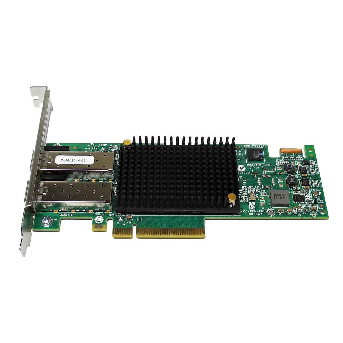 Fujitsu Emulex LPE16002 Dual-Port 10Gb/s PCIe x8 FC Host Bus Adapter FP EMULEX LPE16002 P005947-41C Dual-Port 16G PCIe x8 FC Host Bus Adapter FP