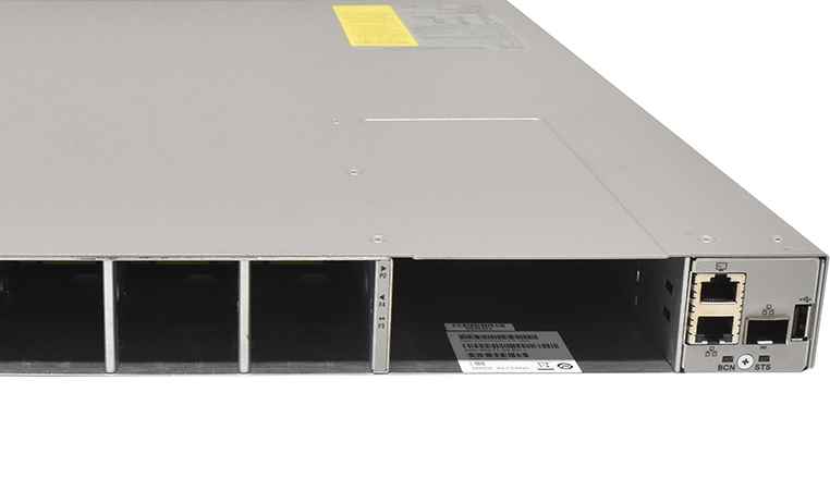 Cisco Switch Nexus N9K-C93180YC-EX 48-Ports SFP+ 10/25G 6-Ports 40/100G QSFP28 No OS No PSU No FAN 800-46237-02 Cisco Switch Nexus N9K-C93180YC-EX 48-Ports SFP+ 10/25G 6-Ports 40/100G QSFP28 No OS No PSU No FAN 800-46237-02