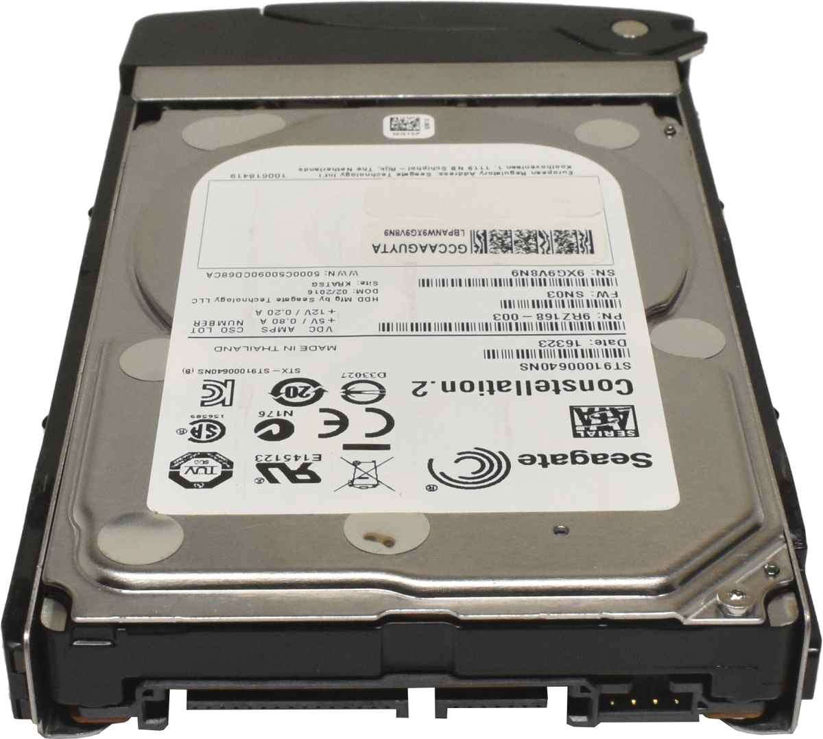 Supermicro Seagate 1TB 2.5" 7.2K 6G SATA HDD Festplatte ST91000640NS 9RZ168-003
