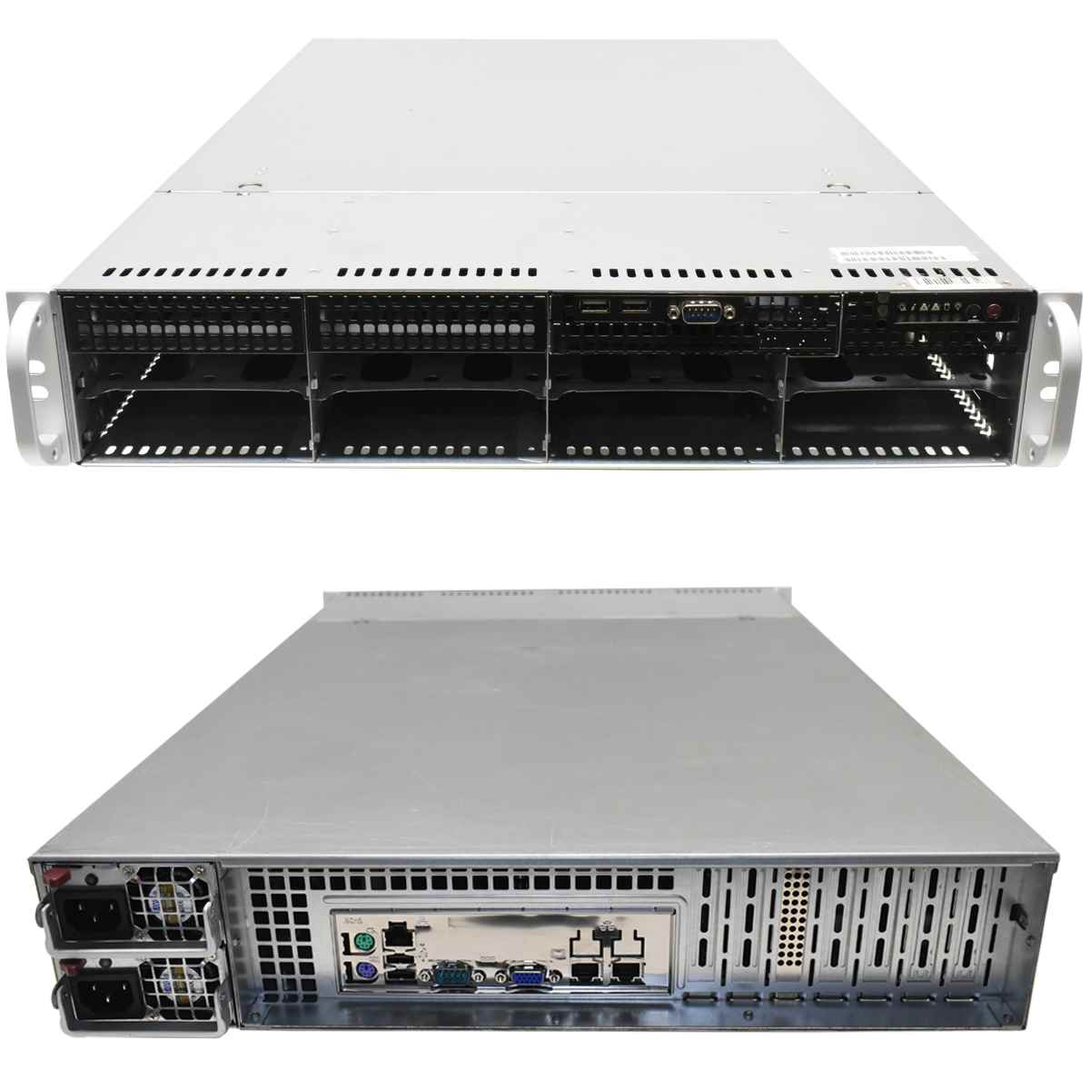 Supermicro CSE-825 2U Rack Server H8DME-2  2x AMD 2382 2.60GHz 4C 32GB PC2 8x LFF 3,5 Backplane SAS825TQ