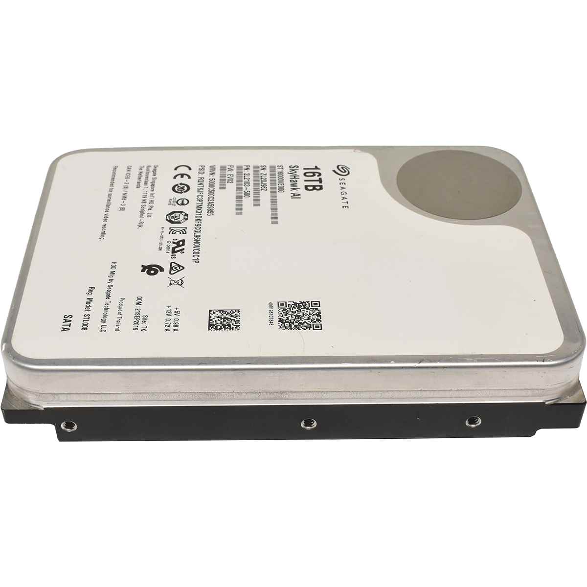 Seagate SkyHawk AI 16TB 3.5" 6G 7.2K SATA HDD Festplatte ST16000VE000 Seagate SkyHawk AI 16TB 3.5" 6G 7.2K SATA HDD Festplatte ST16000VE000