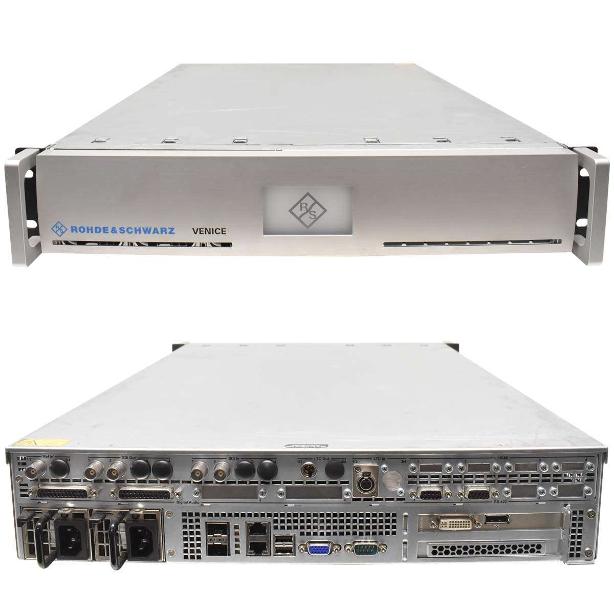 Rohde-Schwarz-Venice-2U-2-chan-Video-Management-Se-001.jpg Rohde Schwarz Venice 2U 2 chan Video Management Server SDI LTC no OS no Licinse