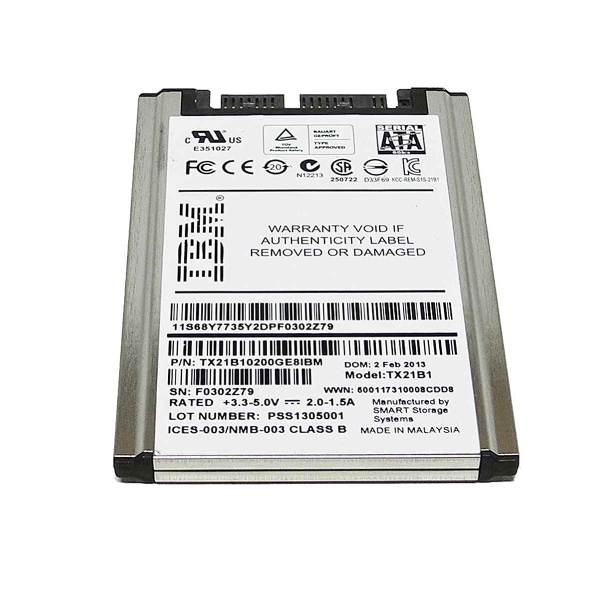 IBM System x 200GB mSATA 6 Gb/s 1.8 Zoll Solid State Drive (SSD) 49Y6120 49Y6123 IBM System x 200GB mSATA 6 Gb/s 1.8 Zoll Solid State Drive (SSD) 49Y6120 49Y6123