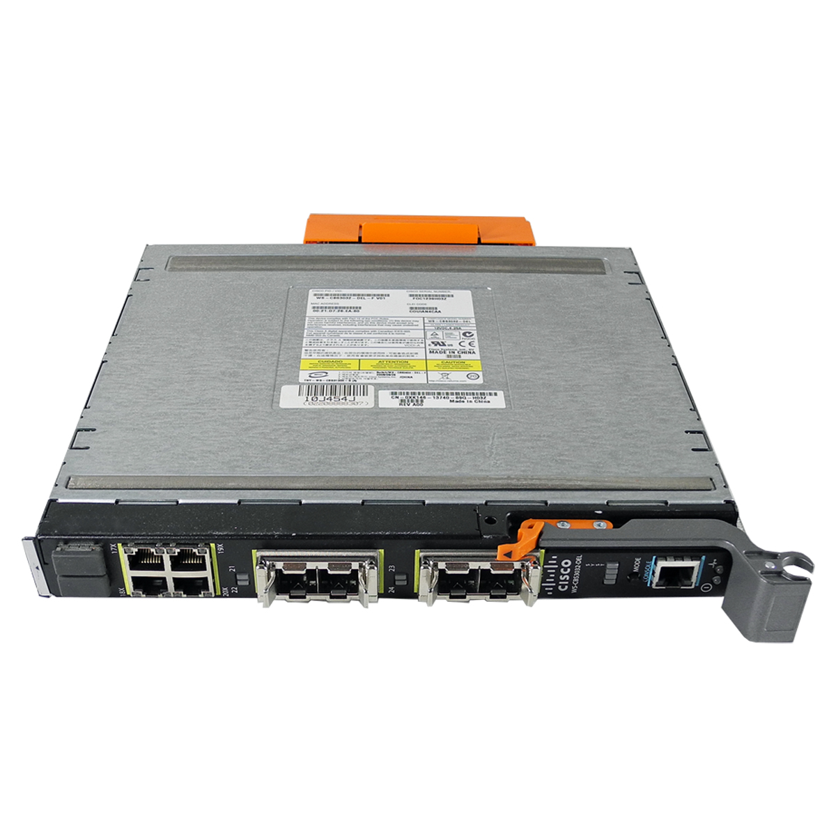 DELL CISCO Catalyst WS-CBS3032-DEL-F Blade Switch for Dell M1000e P/N 0XK146 CISCO WS-CBS3032-DEL Blade Switch Dell M1000e P/N: 0TW007 TW007 2x CVR-X2-SFP
