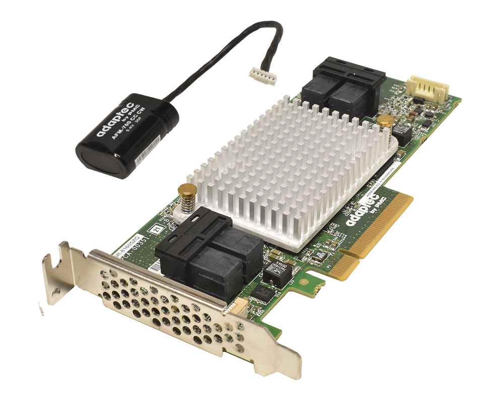 Adaptec ASR-81605ZQ 12Gb/s PCIe x8 SAS/SATA RAID Controller TCA-00351-01-B LP Adaptec ASR-81605ZQ 12Gb/s PCIe x8 SAS/SATA RAID Controller TCA-00351-01-B LP