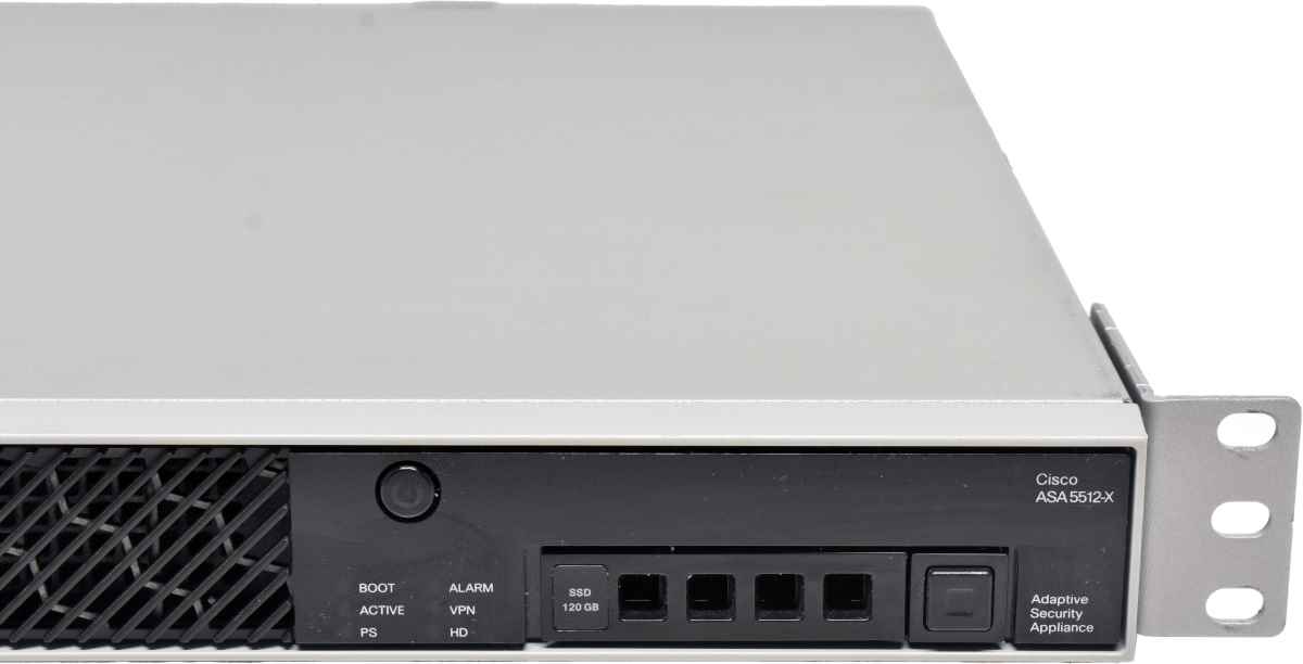 Cisco ASA 5512-X 6-Port Gigabit Ethernet Adaptive Security Appliance +Rack Ears +Caddy no HDD Cisco ASA 5512-X 6-Port Gigabit Ethernet Adaptive Security Appliance +Rack Ears +Caddy no HDD