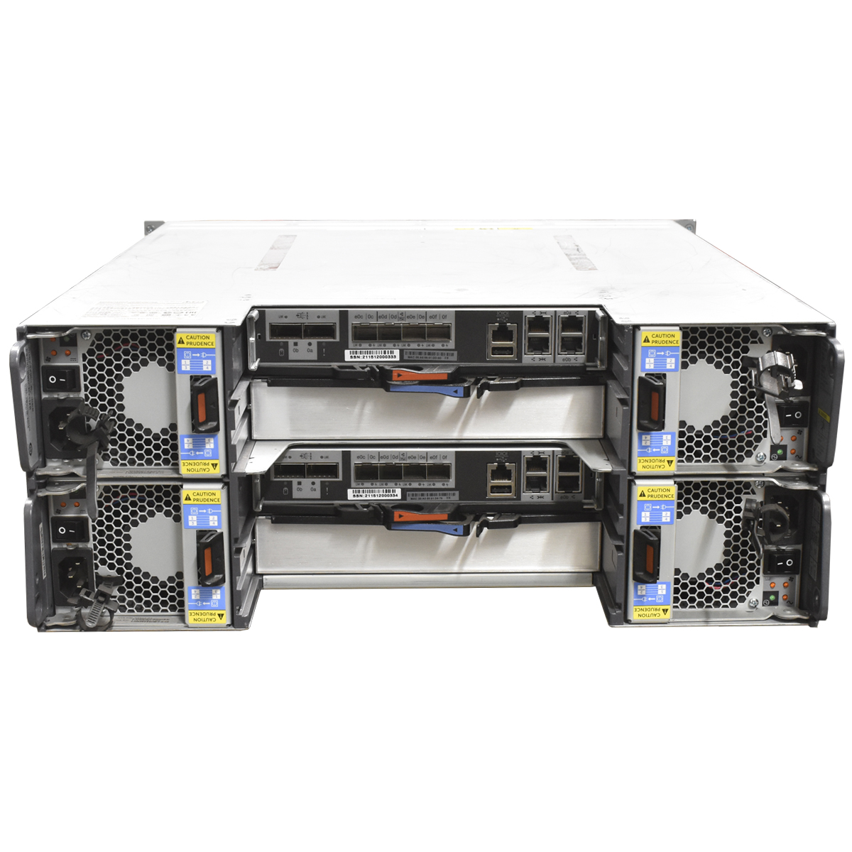 NetApp FAS2554 Disk Shelf 4U NAJ-0801 24x LFF SAS 2x 10Gb Controller 111-01324+C1 NetApp FAS2554 Disk Shelf 4U NAJ-0801 24x LFF SAS 2x 10Gb Controller 111-01324+C1