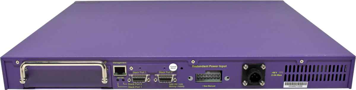 Extreme Summit X450a-24tDC 16153 48-Port RJ-45 GE Switch 4x 1G SFP no PSU Extreme Summit X450a-24tDC 16153 48-Port RJ-45 GE Switch 4x 1G SFP no PSU