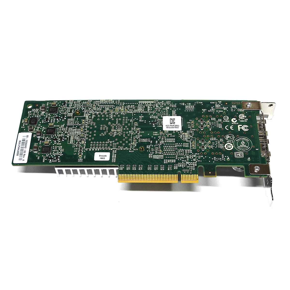 Brocade 18602 Dual Port 16Gb FC SFP+ PCIe x8 Network Adapter 80-1006042-02 LP Brocade 18602 Dual Port 16Gb FC SFP+ PCIe x8 Network Adapter 80-1006042-02 LP