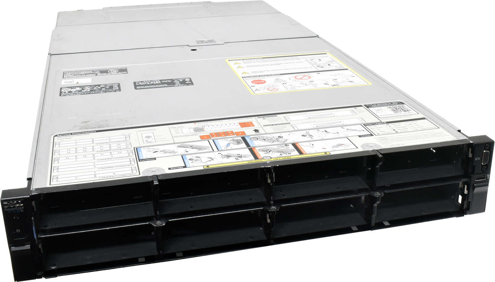 Dell PowerEdge FX2s Rack Server 0XHNMX CMC 2x FN410S 8x Riser Module 2x PSU