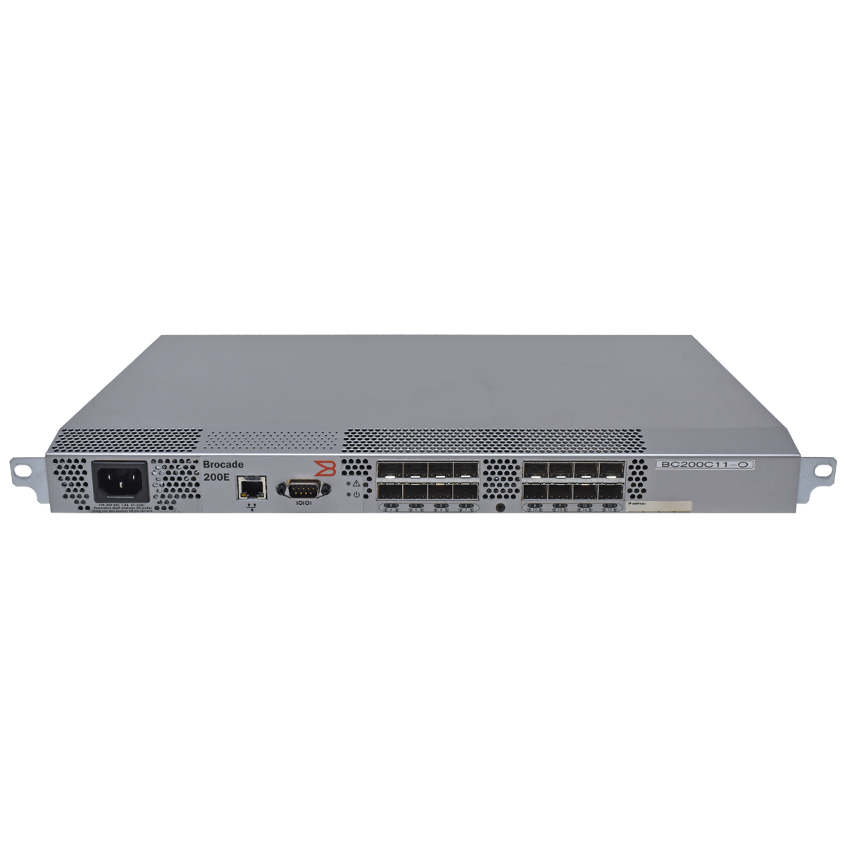 Brocade 200E NA-240E-R0001 80-1201130-02 16-Port 4G FC Switch +8 Mini GBICs Brocade 200E NA-240E-R0001 80-1201130-02 16-Port 4G FC Switch +8 Mini GBICs