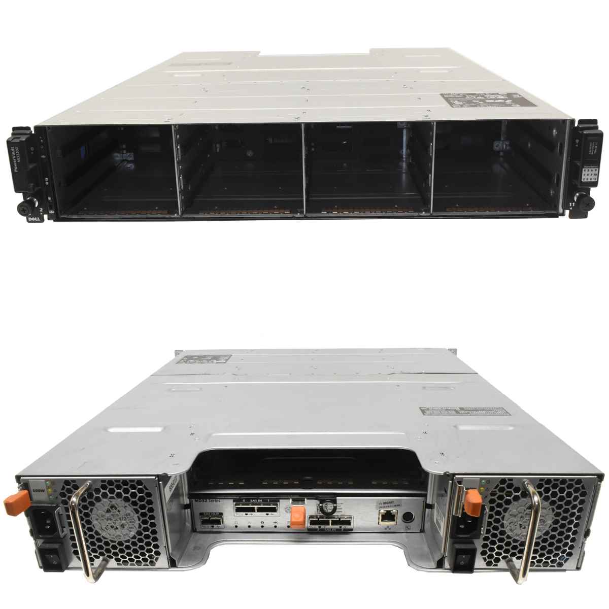 Dell PowerVault MD3200 2U 1x E01M001 SAS 6G 2x 600W PSU 12x Bay 3.5
