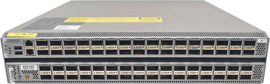 Cisco Nexus N3K-C3164Q-40GE 64-Port 40G QSFP+ 2U Ethernet Switch +Rack Ears Cisco Nexus N3K-C3164Q-40GE 64-Port 40G QSFP+ 2U Ethernet Switch +Rack Ears