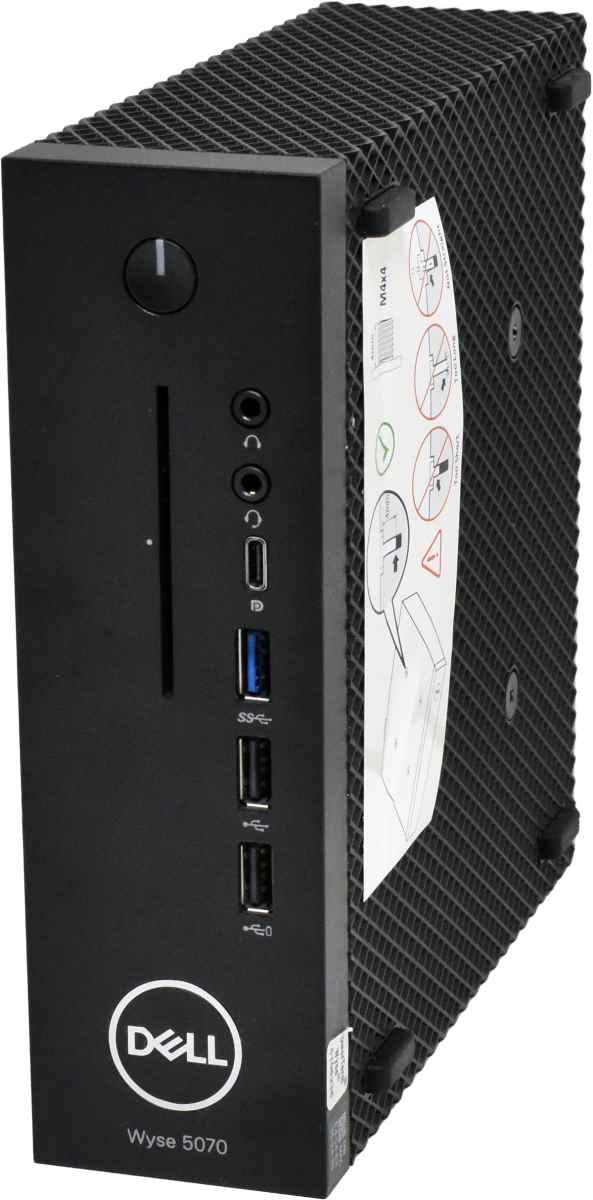 Dell Wyse 5070 Thin Client Intel J5005 1.5GHz 8GB PC4 32GB SSD USB 3.0 ohne Fuß AMD E9173