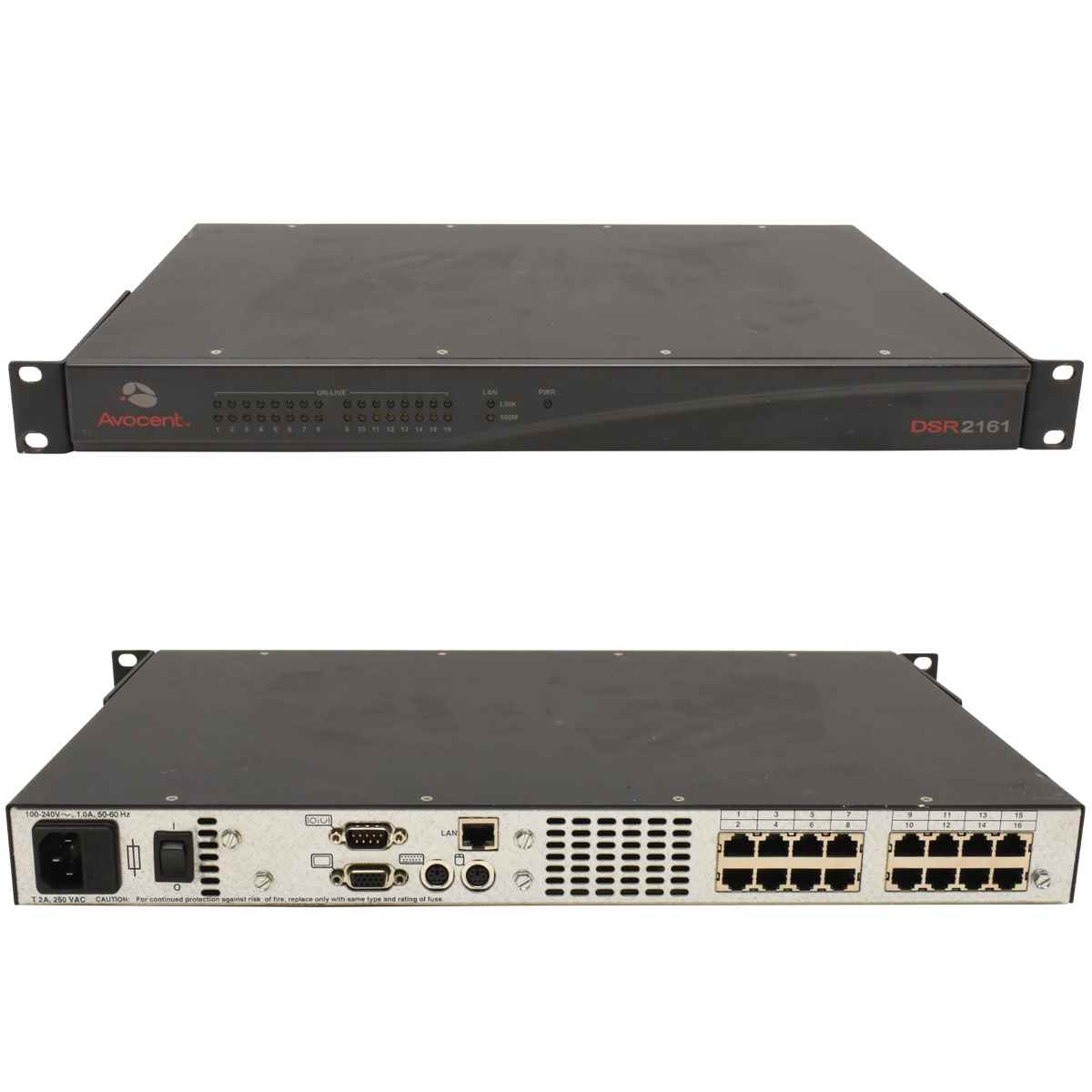 Avocent DSR2161 16-PORT KVM Over IP Ethernet Switch 520-247-001 Avocent DSR2161 16-PORT KVM Over IP Ethernet Switch 520-247-001