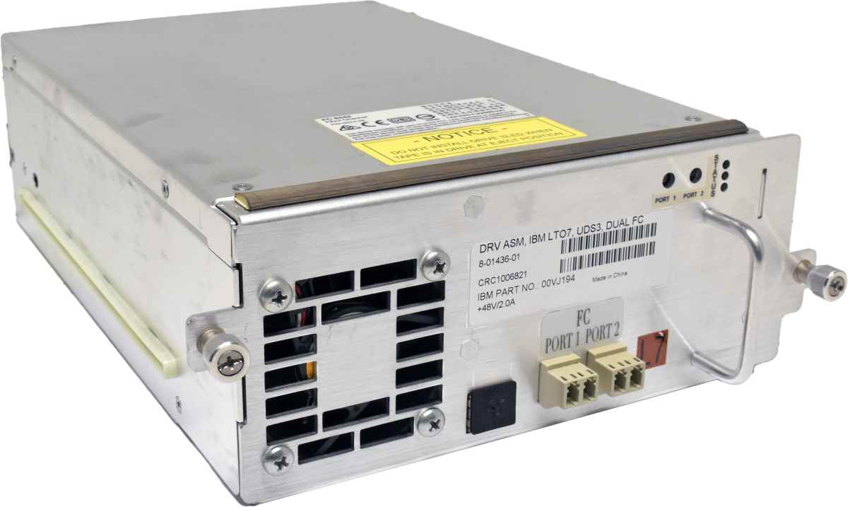 IBM 8-01436-01 00VJ194 LTO-7 FH FC 8Gb Laufwerk für 3576 TS3310 mit Caddy IBM 8-01436-01 00VJ194 LTO-7 FH FC 8Gb Laufwerk für 3576 TS3310 mit Caddy
