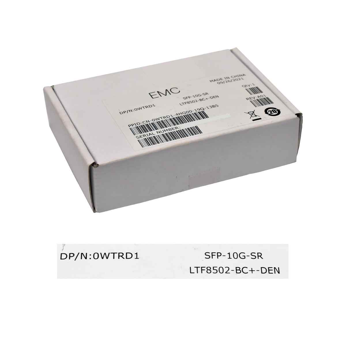 Dell EMC SFP-10G-SR 0WTRD1 WTRD1 LFT8502-BC+-DEN mini GBIC !! Neu, OVP !! Dell EMC SFP-10G-SR 0WTRD1 WTRD1 LFT8502-BC+-DEN mini GBIC !! Neu, OVP !!