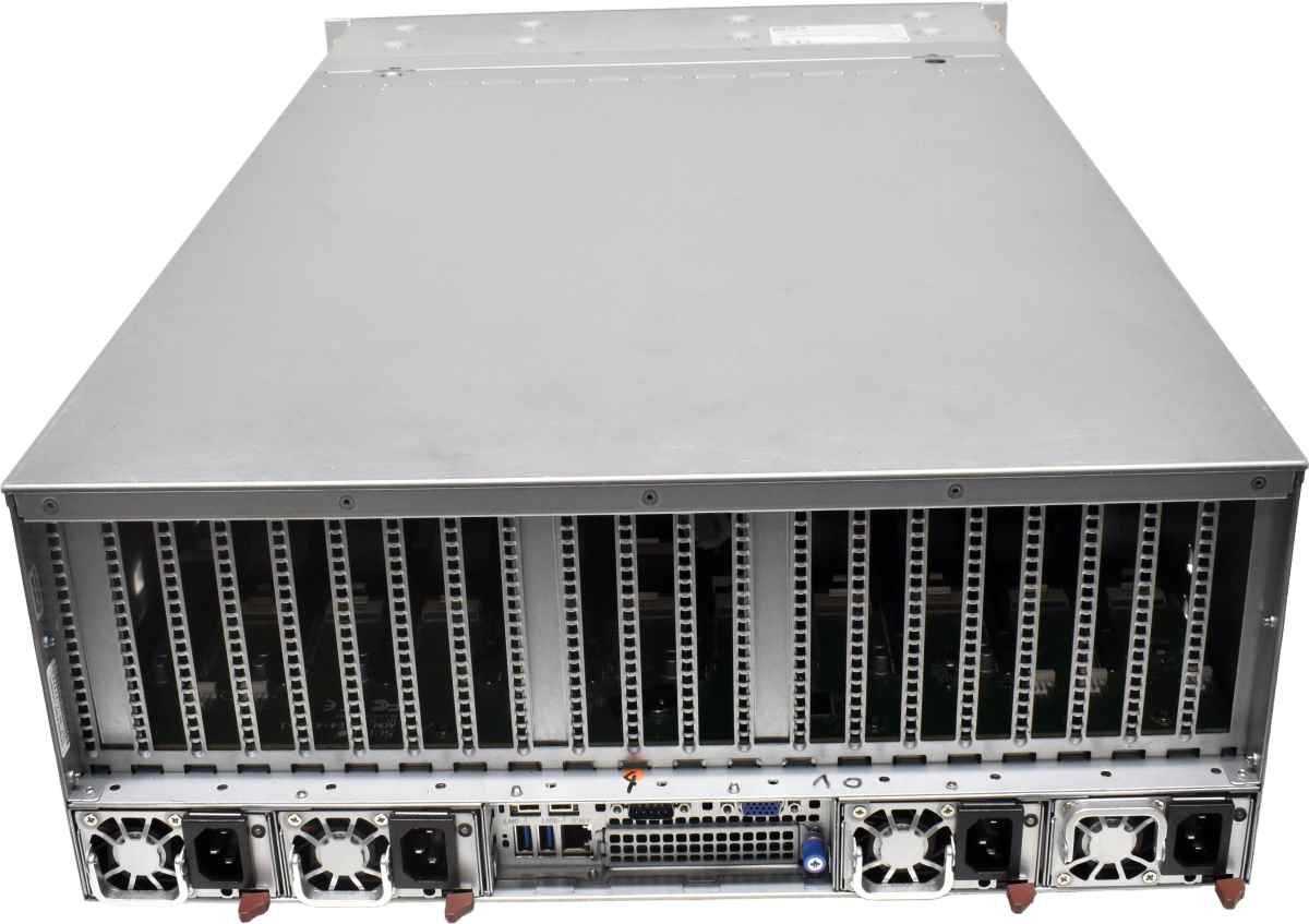 Supermicro CSE-418 H12DSG-0-GPU 2x EPYC7542 64GB RAM AOM-PCIe4-418N-1 24x SFF
