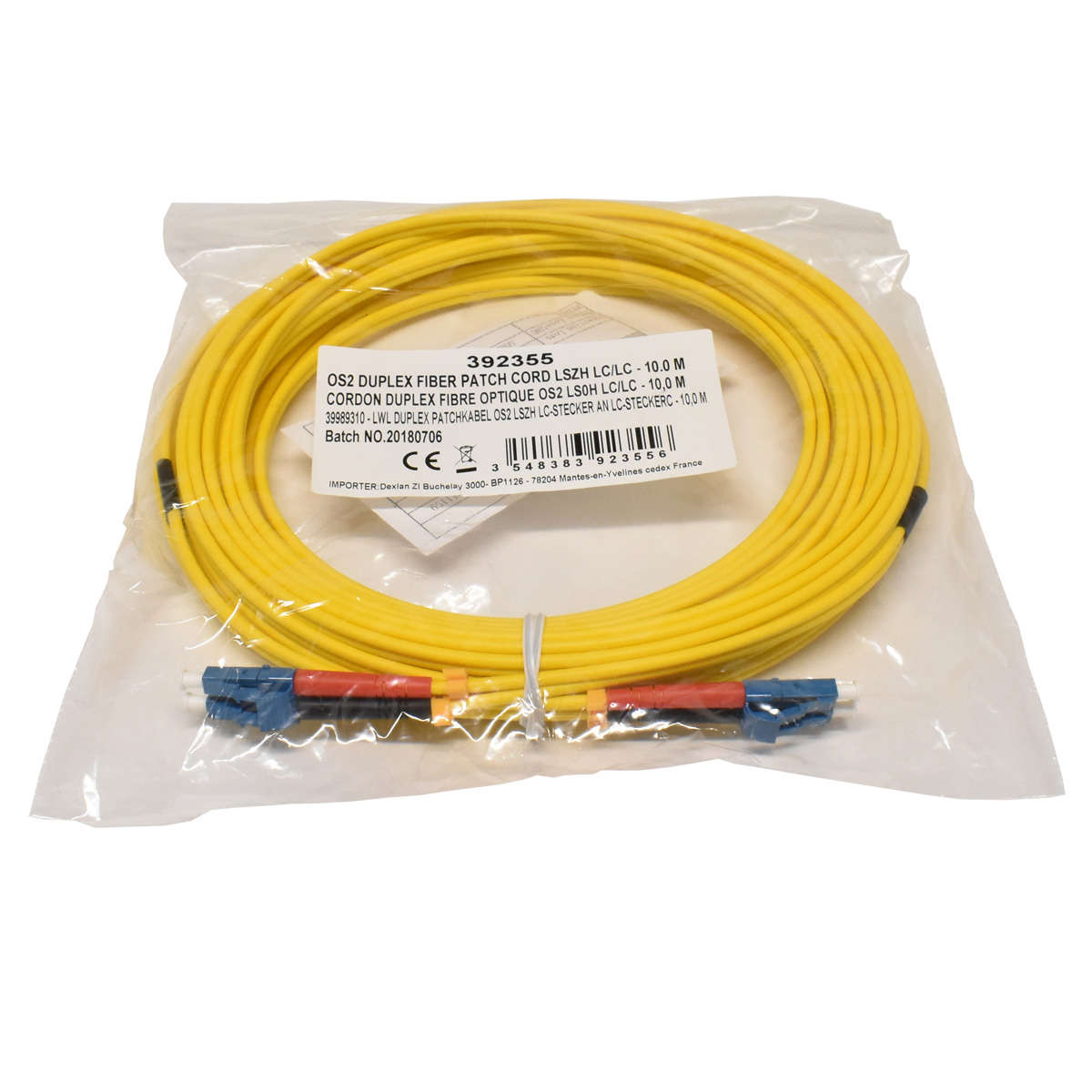 Corning-OS2-Duplex-FIBER-Patch-Cord-LSZH-LC-LC-10m-004.jpg 60x Corning OS2 Duplex FIBER Patch Cord LSZH LC/LC-10m NEU NEW
