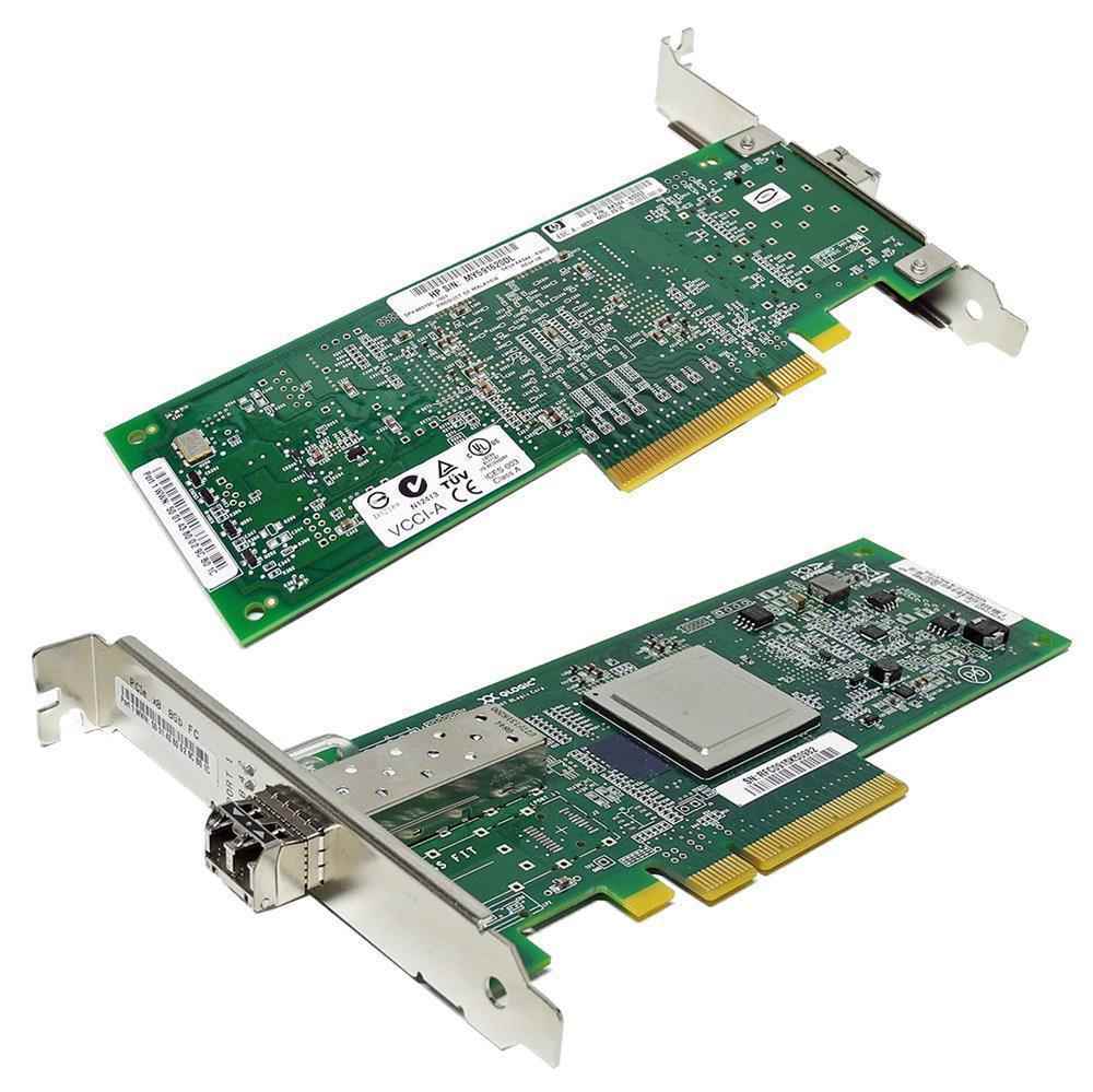 QLogic QLE2560-HP FC Single-Port 8Gb PCIe x8 Network Adapter 489190-001 FP IBM QLogic QLE2560-IBMX FC Single-Port 8Gb PCIe x8 Network Adapter 42D0503 FP