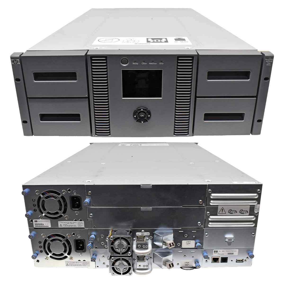 HP StorageWorks MSL4048 BL543A Tape Library 2x LTO5 +Controller Card 2xPSU HP StorageWorks MSL4048 BL543A Tape Library 2x LTO5 +Controller Card 2xPSU