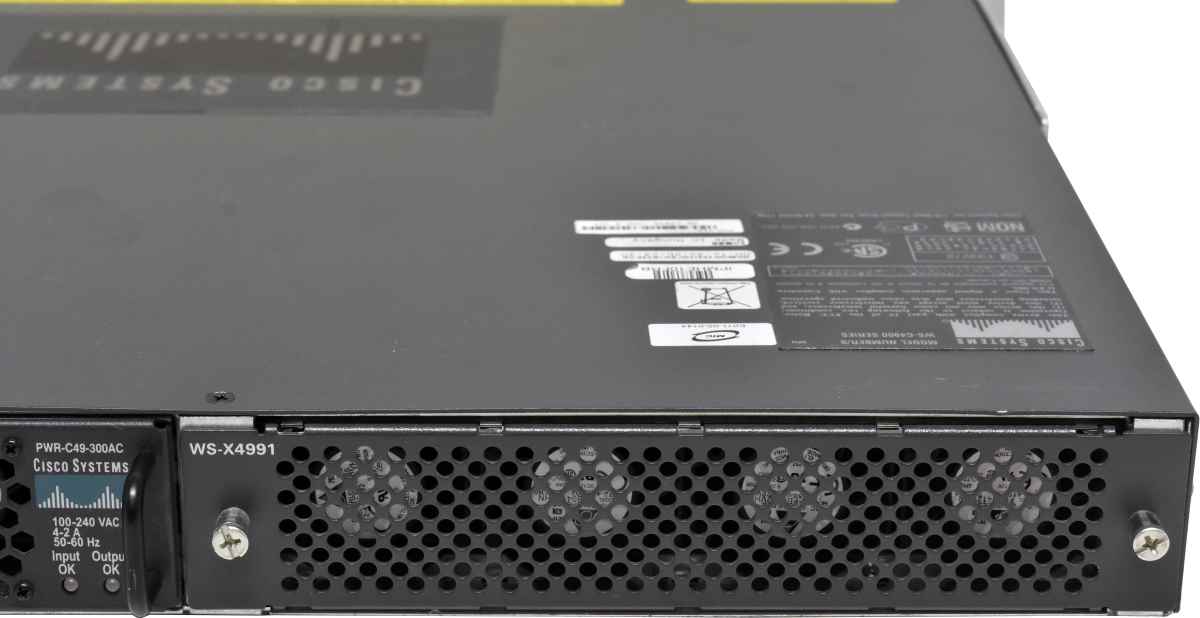 Cisco Catalyst WS-C4948-10GE-S 48-Port RJ-45 GE Switch 2x 10G X2