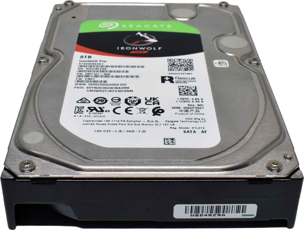 Seagate IRONWOLF NAS HDD Festplatte 8TB 3.5" 7,2K SATA 6G HDD ST8000NE001