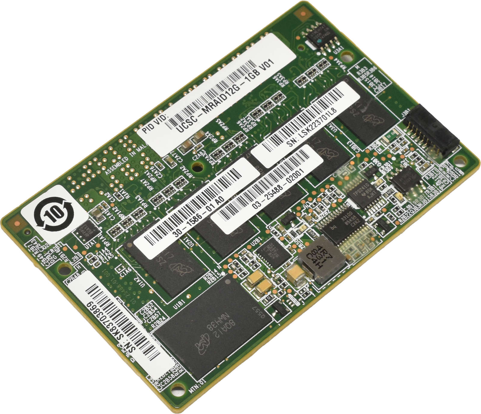 Cisco-UCSC-MRAID12G-1GB-30-1586-01-1GB-RAID-Contro-002.jpg Cisco UCSC-MRAID12G-1GB 30-1586-01 1GB RAID Controller Cache Module