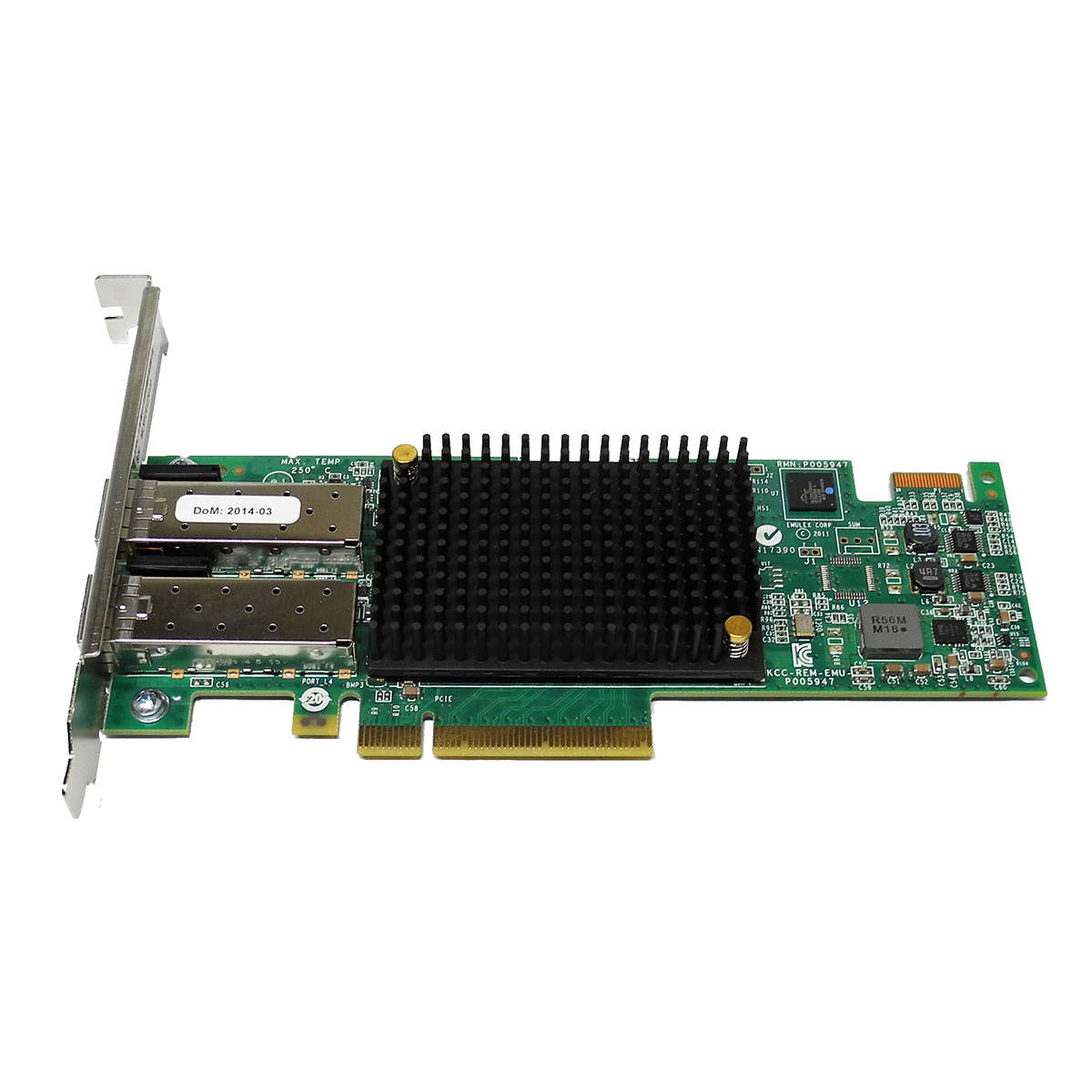 EMULEX LPE16002 P005947-41C Dual-Port 16G PCIe x8 FC Host Bus Adapter FP